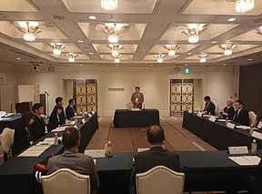 アジア地域セーフコミュニティ会議厚木大会会議における首長会議の様子