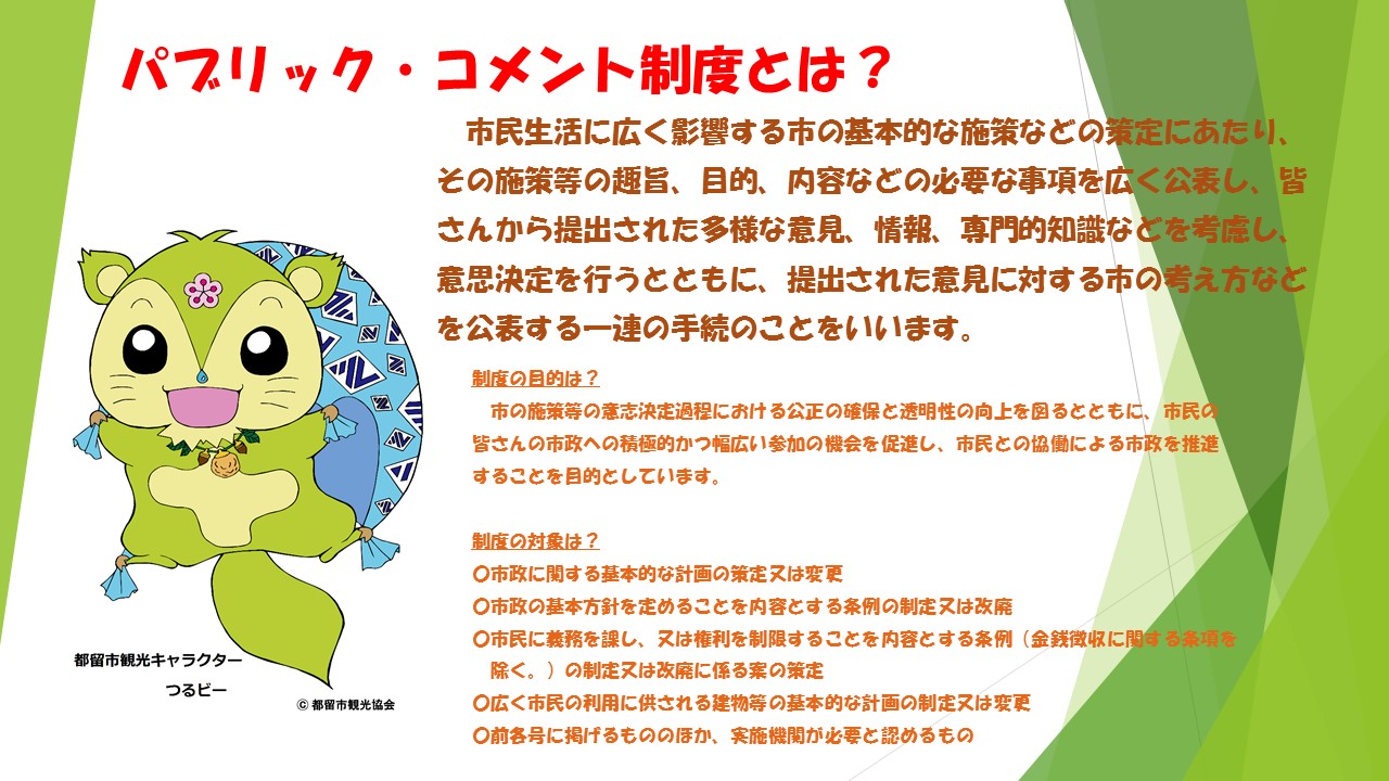 パブリックコメント制度とは