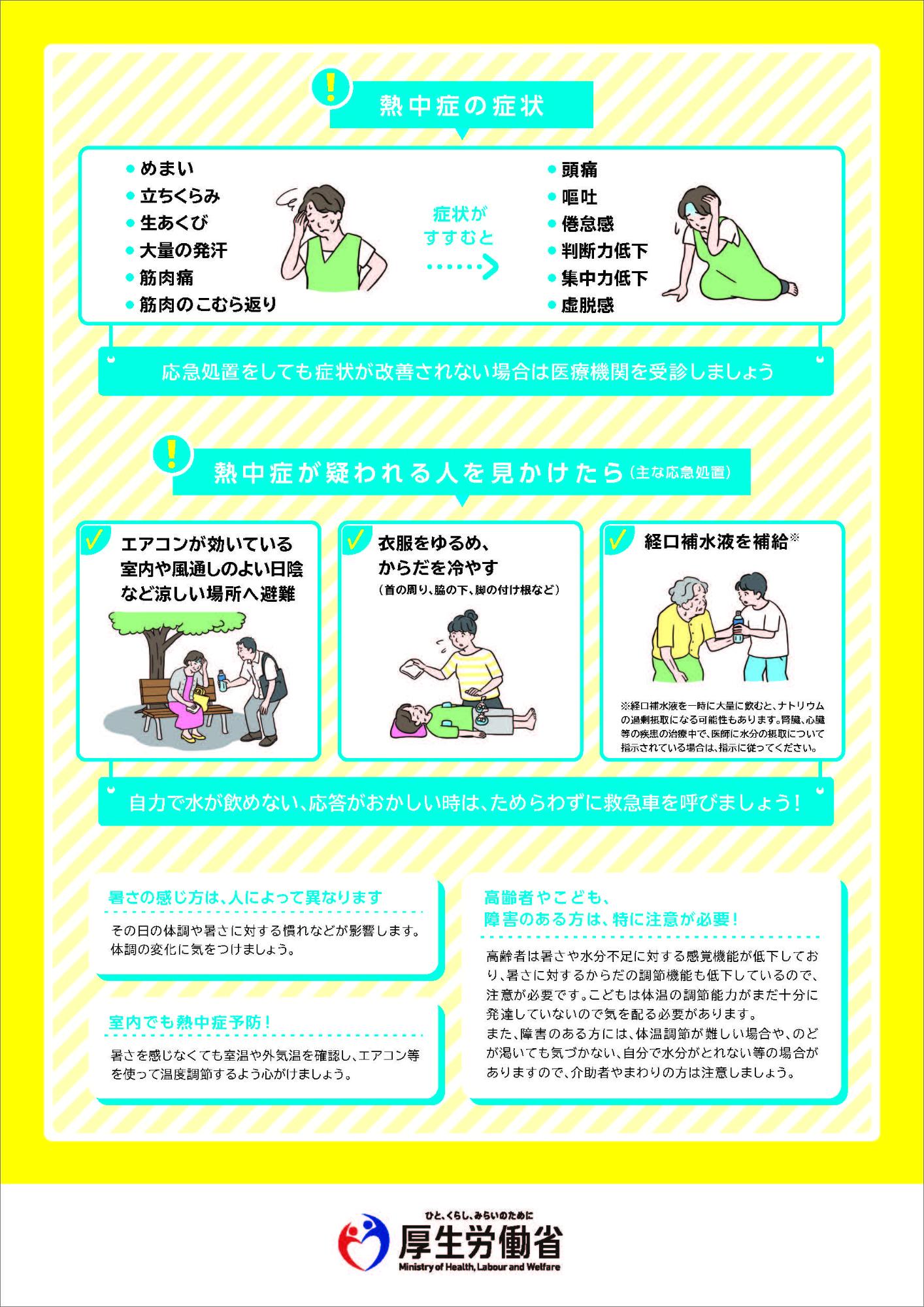 熱中症予防のために