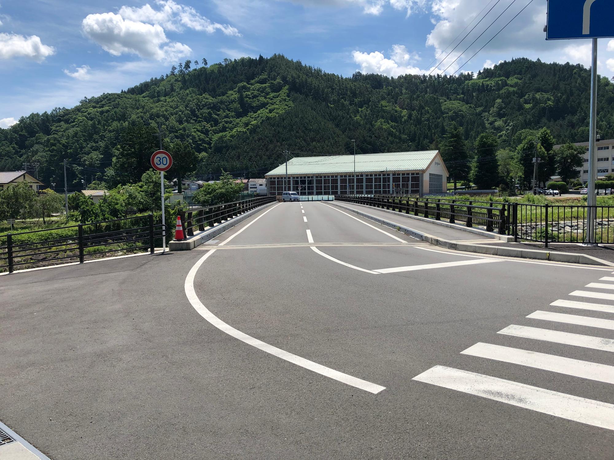 市道法能宮原線(新住吉橋)完成の写真