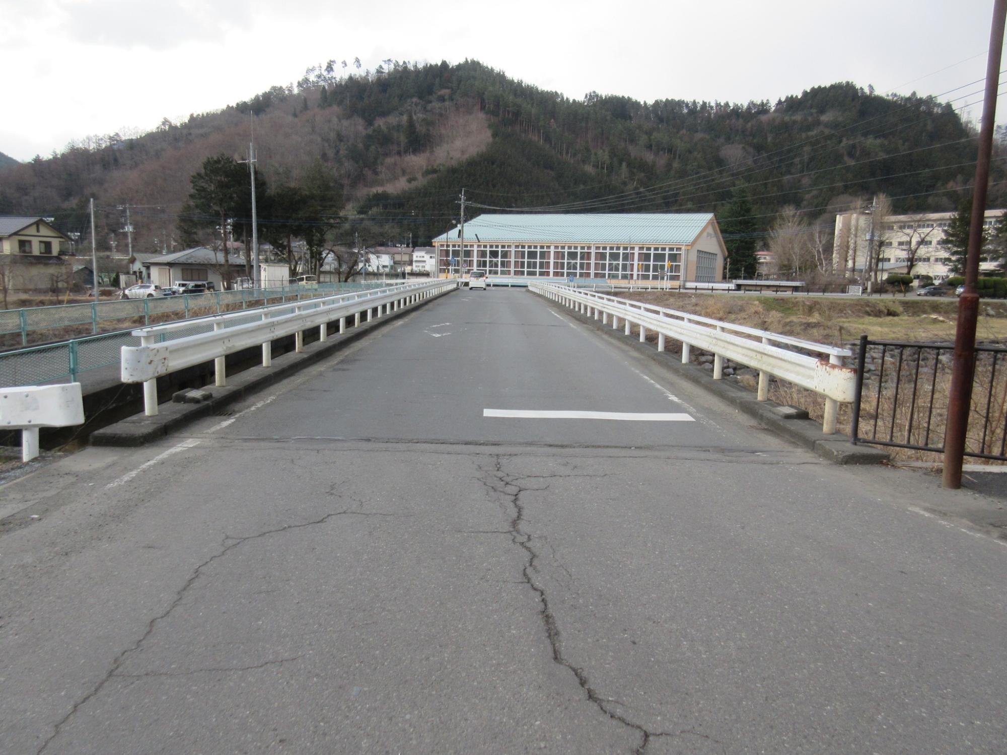 市道法能宮原線(新住吉橋)着工前の写真