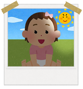 逆光になっている写真のイメージ