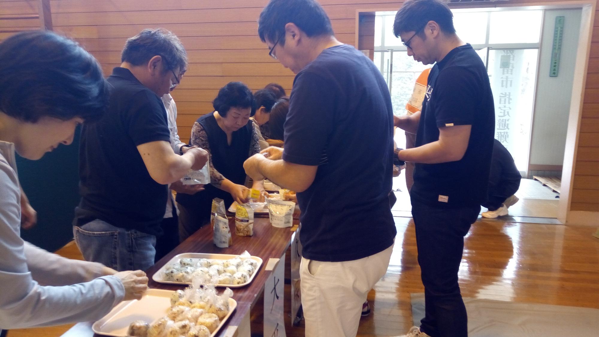 非常食試食訓練