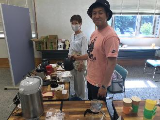 コーヒーボランティアの様子
