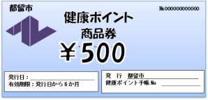 健康ポイント商品券