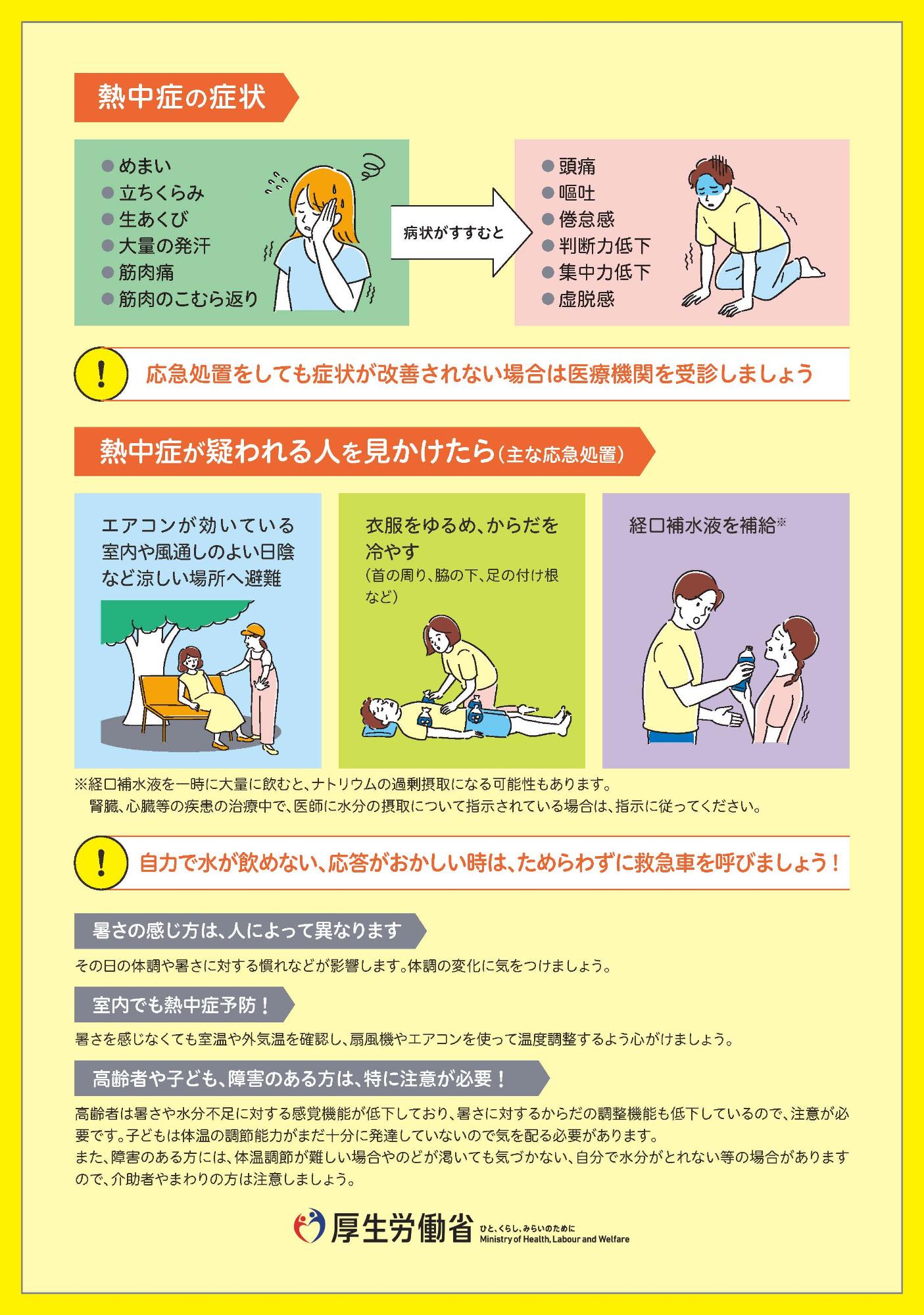 熱中症予防のために