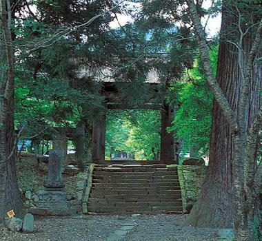 長生寺山門の写真