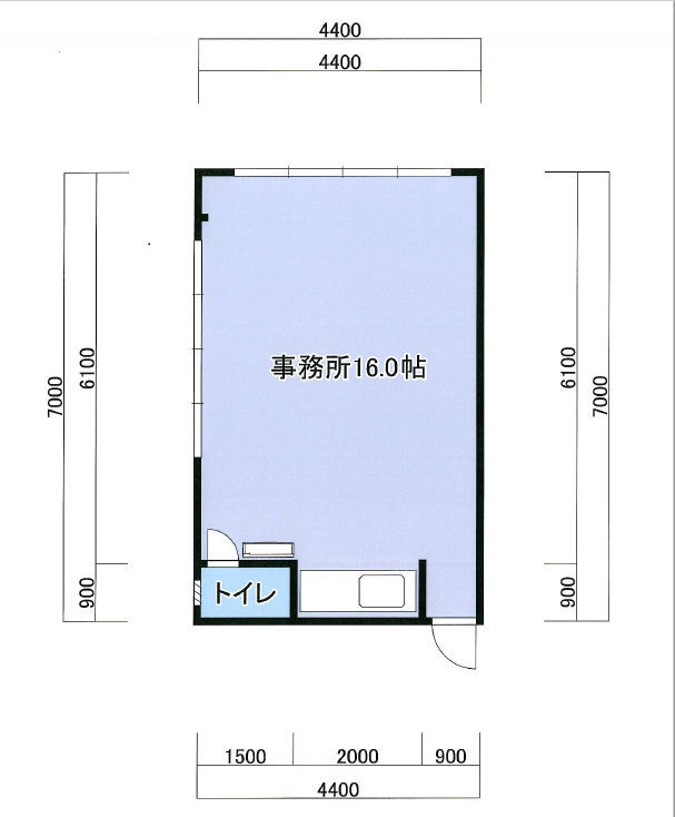 店舗間取り