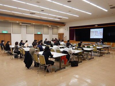 平成29年11月29日、まちづくり交流センターにて実施された景観計画策定に向けた勉強会の様子