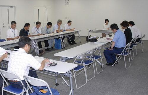 都留市通学路安全推進協議会の会議をしている時の写真