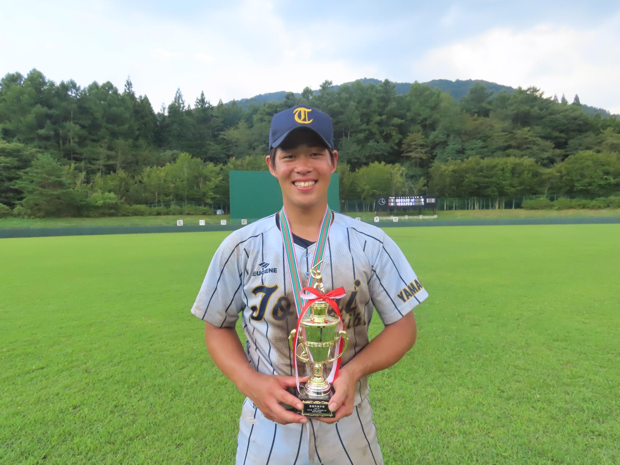 最優秀選手賞：山口和真選手