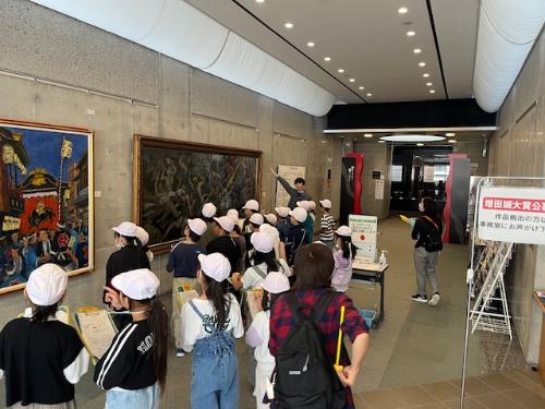 東桂小学校社会科見学