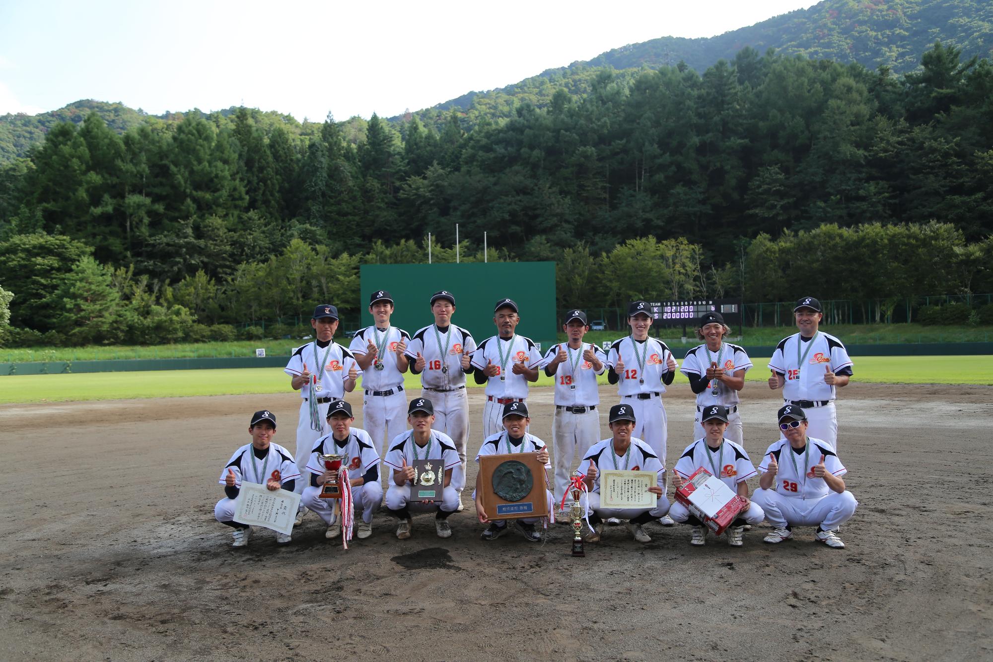 準優勝：下小野自治会