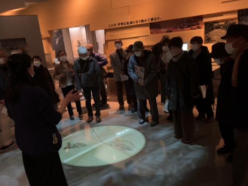 協力会山梨県立博物館見学の様子