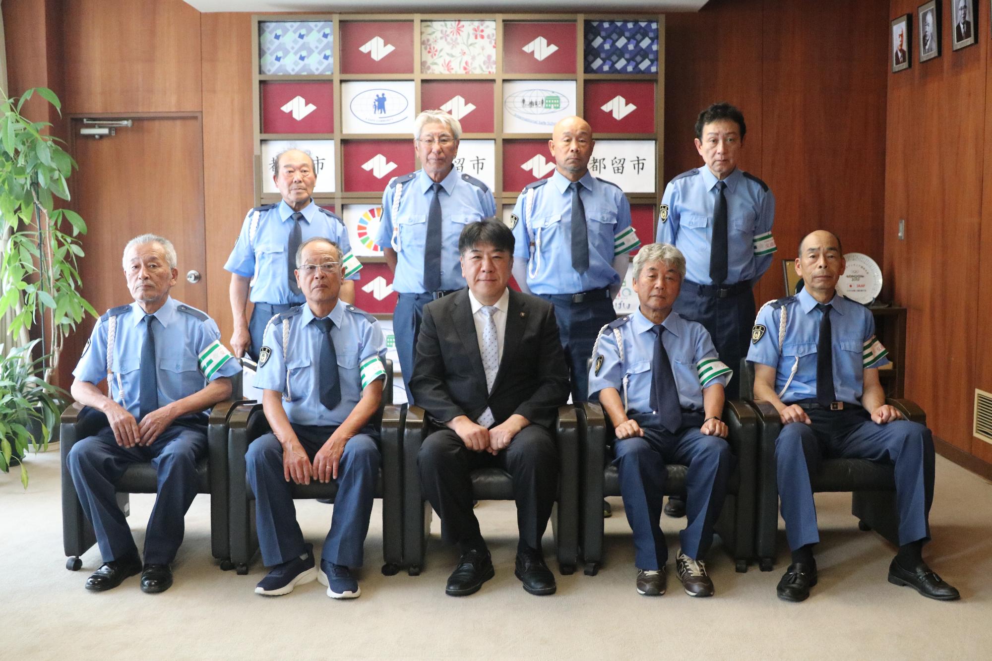 交通指導員委嘱式