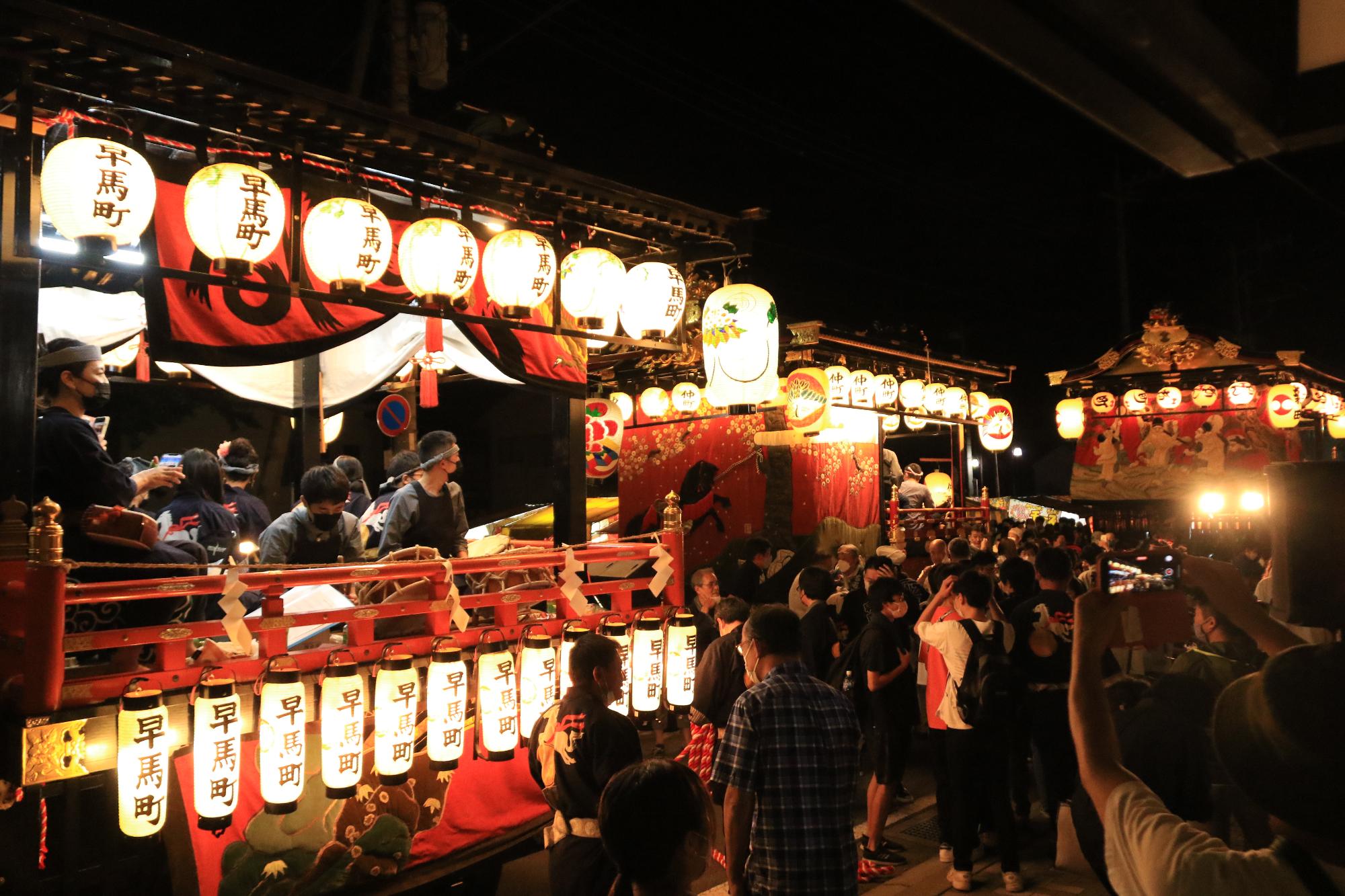 ふるさと時代祭り宵祭り