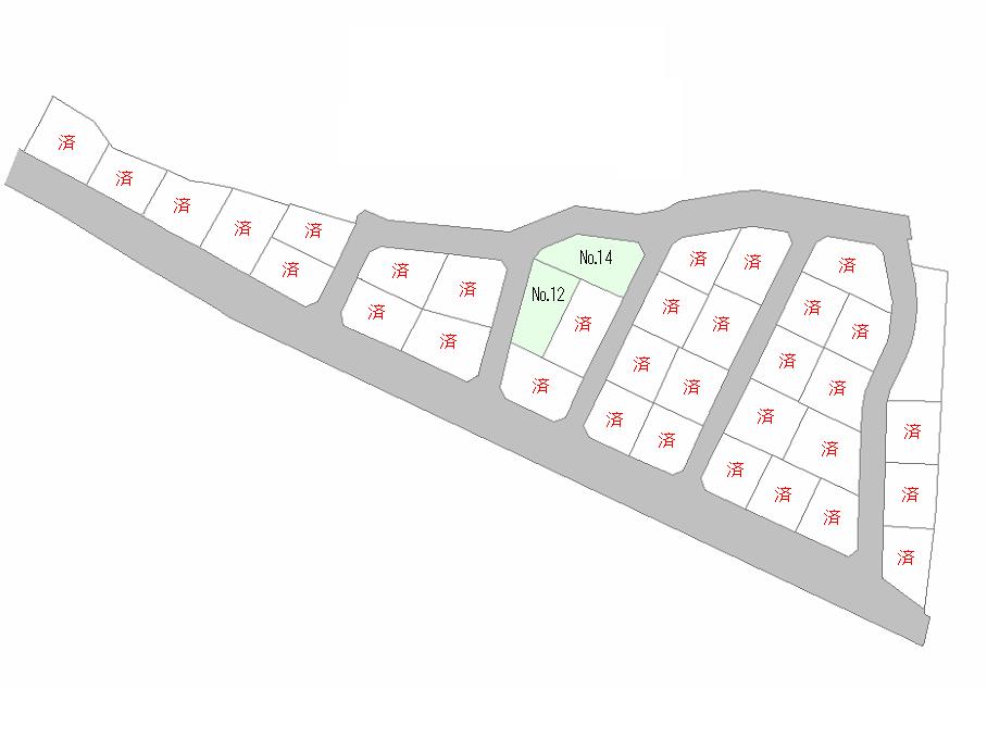 サンタウン井倉の区画図