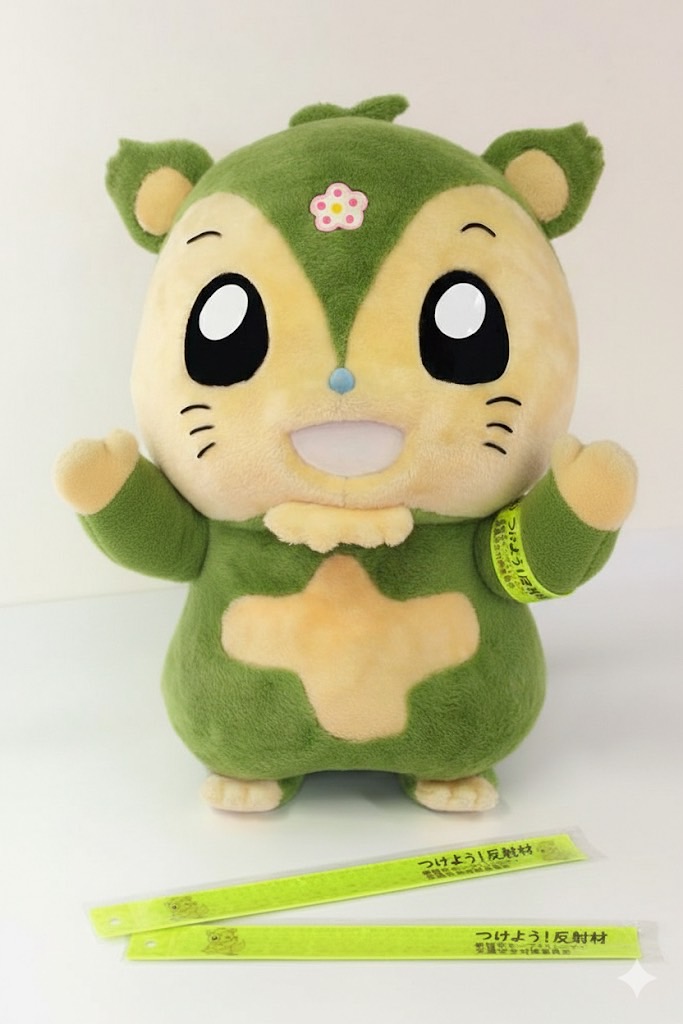 つるビー反射材着用