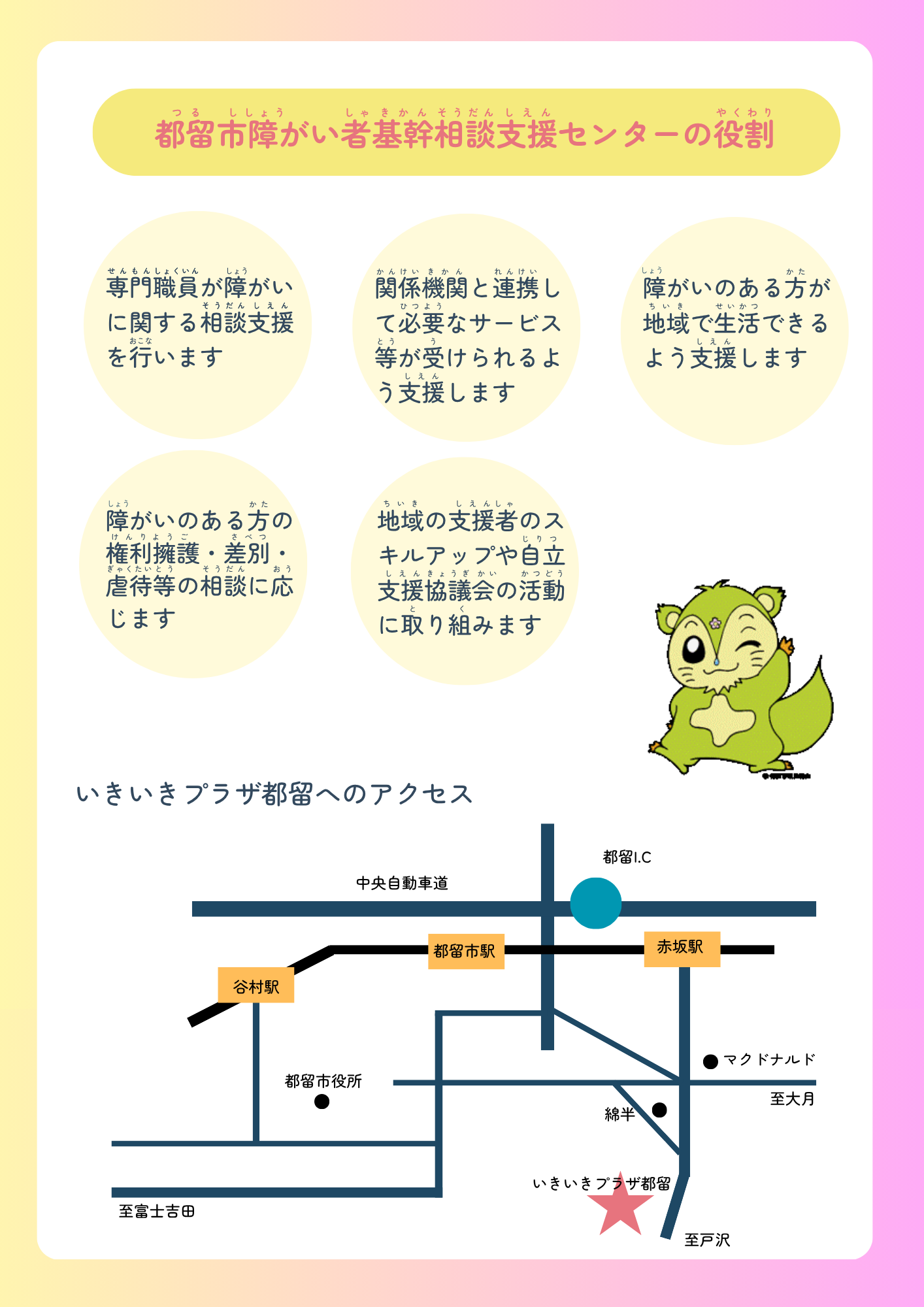障がい者基幹相談支援センター